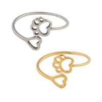 Edelstahl Fingerring, 304 Edelstahl, plattiert, unisex, keine, Größe:6.5, verkauft von PC