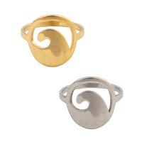 Edelstahl Fingerring, 304 Edelstahl, plattiert, unisex, keine, Größe:6.5, verkauft von PC