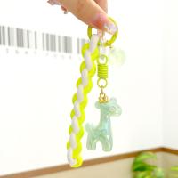 Acrylic Key Chain, plated, fashion jewelry & multifunctional 