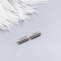 Perles intercalaires en argent , argent sterling 925, bijoux de mode & DIY 2mm, Vendu par PC