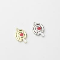 Zinc Alloy Enamel Pendants, Lollipop, plated, DIY Approx 