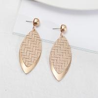 Zinc Alloy Drop Earring, fashion jewelry & for woman 