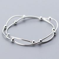 Pulseras de Plata Estelina, Plata de ley 925, Joyería & para mujer, 44cm,0.6x0.2cm, Vendido por UD