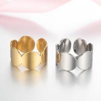 Edelstahl Fingerring, 304 Edelstahl, Vakuum-Ionen-Beschichtung, Modeschmuck & für Frau, keine, 17mm, verkauft von PC