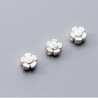 Perles intercalaires en argent , Argent sterling 925, bijoux de mode & DIY, plus de couleurs à choisir 1.2mm, Vendu par PC