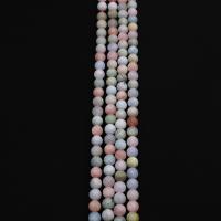 Single Gemstone Beads, Natural Stone, Round, DIY mixed colors Approx 38 cm 