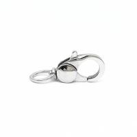 Stainless Steel Lobster Claw Clasp, 304 Stainless Steel, polished, DIY original color 