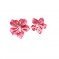 Hair Barrette Finding, Resin, Flower, DIY & enamel, 20-35mm 