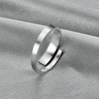 Anillo de dedo de acero Titanium de, Partículas de acero, Recubrimiento iónico al vacío, Joyería & diverso tamaño para la opción & para mujer, más colores para la opción, 1.7cm, Vendido por UD