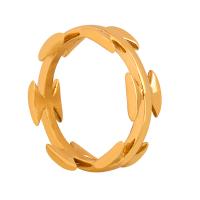 Titan Stahl Fingerring, Titanstahl, Vakuum-Ionen-Beschichtung, Modeschmuck & verschiedene Größen vorhanden & für Frau, keine, 5.7mm, verkauft von PC