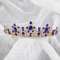 Tiaras nupciales, aleación de zinc, con Cristal, chapado, Joyería & para mujer, más colores para la opción, 165x67mm, Vendido por UD