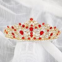 Tiaras nupciales, fundición, con Cristal, chapado, Joyería & para mujer, más colores para la opción, 175x85mm, Vendido por UD