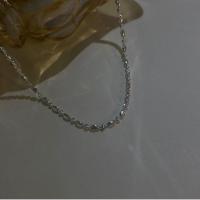 Collar de la joyería de plata esterlina, Plata de ley 925, con 5cm extender cadena, para mujer, más colores para la opción, longitud:aproximado 40 cm, Vendido por UD