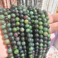 Ruby in Zoisite Beads, Round, DIY green 