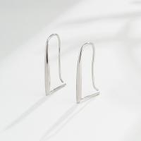 Boucle d'oreille goutte argent sterling, Argent sterling 925, bijoux de mode & DIY, plus de couleurs à choisir, Vendu par PC