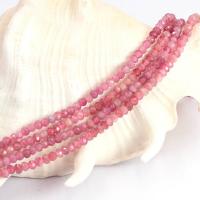 Perles de Tourmaline naturels, abaque, DIY & facettes, rose Environ 38 cm, Vendu par brin