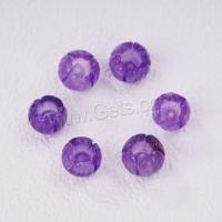 Haarstock-Befunde, Amethyst, Blumen-Knospe, poliert, DIY, violett, 10mm, verkauft von PC