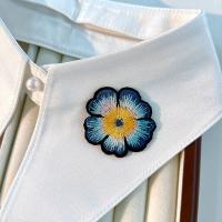 Sewing -on -Patch, Polyester, Blume, handgemacht, DIY & verschiedene Muster für Wahl, 7PCs/Tasche, verkauft von Tasche