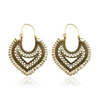 Zinc Alloy Drop Earring, plated, fashion jewelry & for woman 