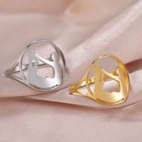 Edelstahl Fingerring, 304 Edelstahl, Vakuum-Ionen-Beschichtung, Modeschmuck & unisex & verschiedene Größen vorhanden, keine, verkauft von PC