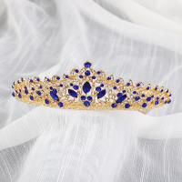 Bridal Tiaras, Zinc Alloy, with Crystal, plated, fashion jewelry & for woman 