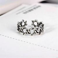 Zinc Alloy Finger Ring, antique silver color plated, fashion jewelry & Unisex, 17mm 