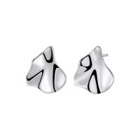 Sterling Silver Stud Earring, Argent sterling 925, bijoux de mode & pour femme Vendu par paire