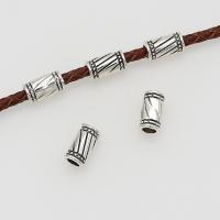 Zinklegierung Zwischenperlen, antik silberfarben plattiert, DIY, 10x6mm, Bohrung:ca. 4mm, ca. 100PCs/Tasche, verkauft von Tasche