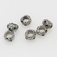 Zinklegierung Zwischenperlen, antik silberfarben plattiert, DIY, 11x7mm, Bohrung:ca. 5mm, ca. 100PCs/Tasche, verkauft von Tasche