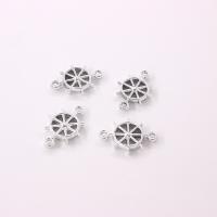 Zinc Alloy Charm Connector, plated, DIY 