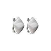 Boucle d'oreille goutte argent sterling, argent sterling 925, Placage, pour femme, argent Vendu par paire