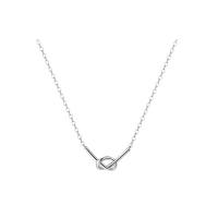 Collier de bijoux en argent , argent sterling 925, avec 5CM chaînes de rallonge, Placage, pour femme, couleur platine Environ 40 cm, Vendu par PC