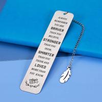 Acier inoxydable Bookmark, Acier inoxydable 304, durable & bijoux de mode Vendu par PC