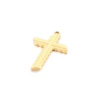 Stainless Steel Cross Pendants, 304 Stainless Steel, Vacuum Ion Plating, DIY 