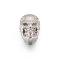 Stainless Steel Beads, 304 Stainless Steel, Skull, Vacuum Ion Plating, DIY 