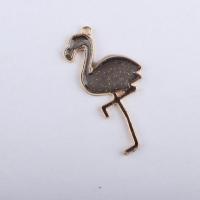 Zinc Alloy Enamel Pendants, Animal, gold color plated, DIY Approx 