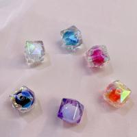 Bead in Bead Acrylic Beads, Rhombus, DIY & faceted 16mm 