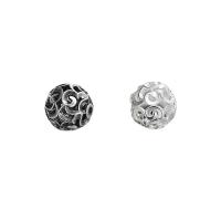 Perles intercalaires en argent , argent sterling 925, Rond, Placage, DIY, plus de couleurs à choisir, 8.5mm, Vendu par PC