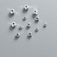 Sterling Silber Spacer Perlen, 925 Sterling Silber, plattiert, DIY & verschiedene Größen vorhanden, Silberfarbe, verkauft von PC