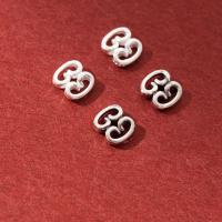 925 Sterling Silber Zwischenperlen, Antikes Finish, DIY, keine, 6.5x7.5x2.3mm, Bohrung:ca. 1mm, verkauft von PC