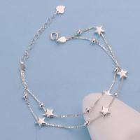 Pulseras de Plata Estelina, Plata de ley 925, con 5cm extender cadena, Joyería & para mujer, longitud:aproximado 16 cm, Vendido por UD