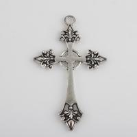 Zinc Alloy Cross Pendants, plated, DIY Approx 4.2mm 