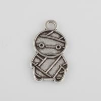 Zinc Alloy Pendant Cabochon Setting, Mummy, plated, DIY Approx 1.7mm 