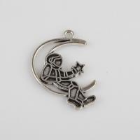 Zinc Alloy Hollow Pendants, Astronaut, plated, DIY Approx 1.7mm 