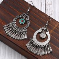 Glass Seed Beads Earring, Zinc Alloy, with Seedbead, fashion jewelry & Bohemian style 