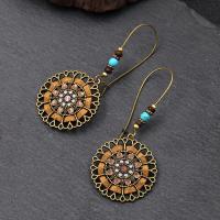 Glass Seed Beads Earring, Zinc Alloy, with Seedbead, fashion jewelry & for woman 