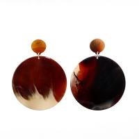 Resin Drop Earring, fashion jewelry & for woman 