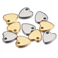 Stainless Steel Heart Pendants, 304 Stainless Steel, plated, DIY Approx 2mm 