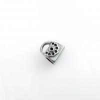 Stainless Steel Beads, 304 Stainless Steel & DIY & blacken, original color 