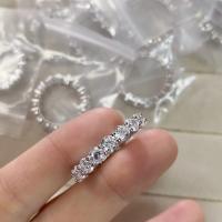 Strass Zink Legierung Finger Ring, Zinklegierung, Modeschmuck & verschiedene Größen vorhanden & mit Strass, verkauft von PC